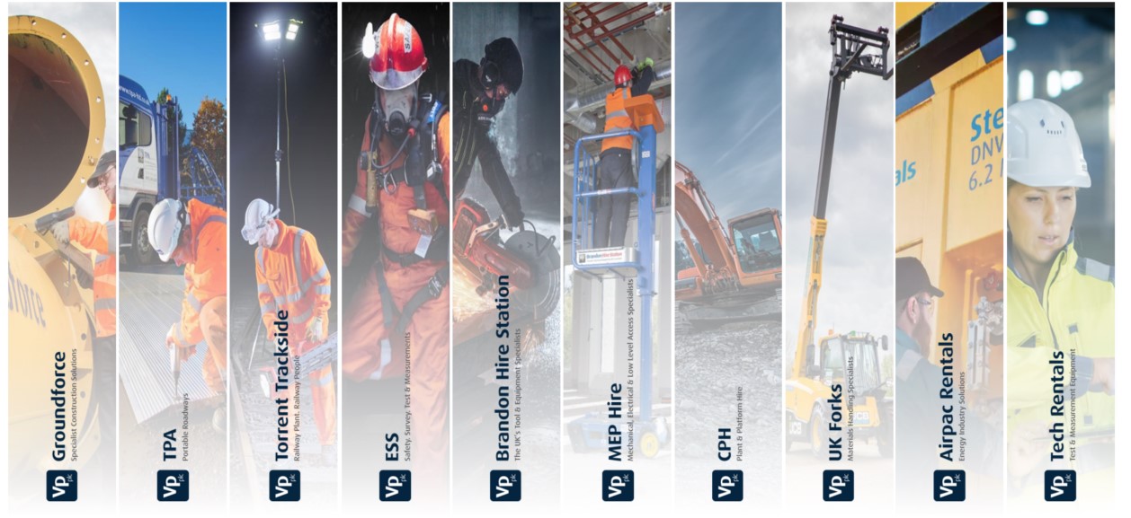 Vp Group has 10 specialist divisions